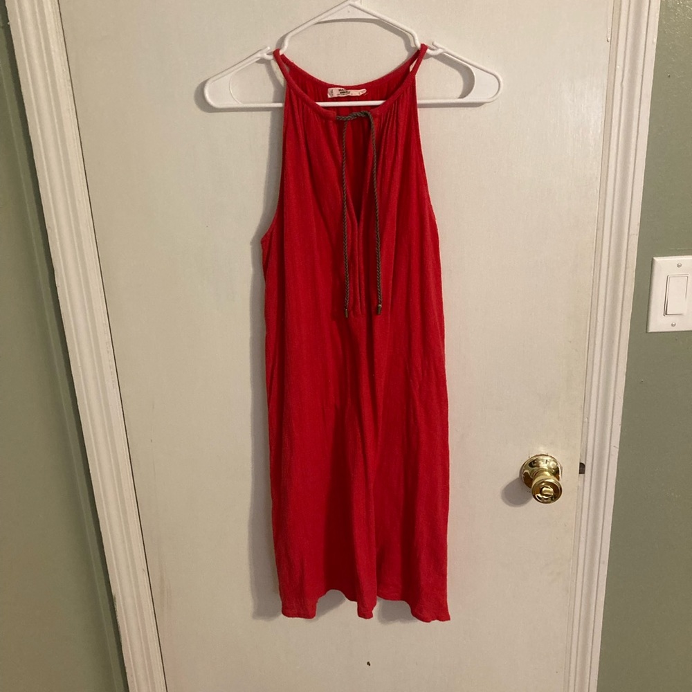 Red mango dress